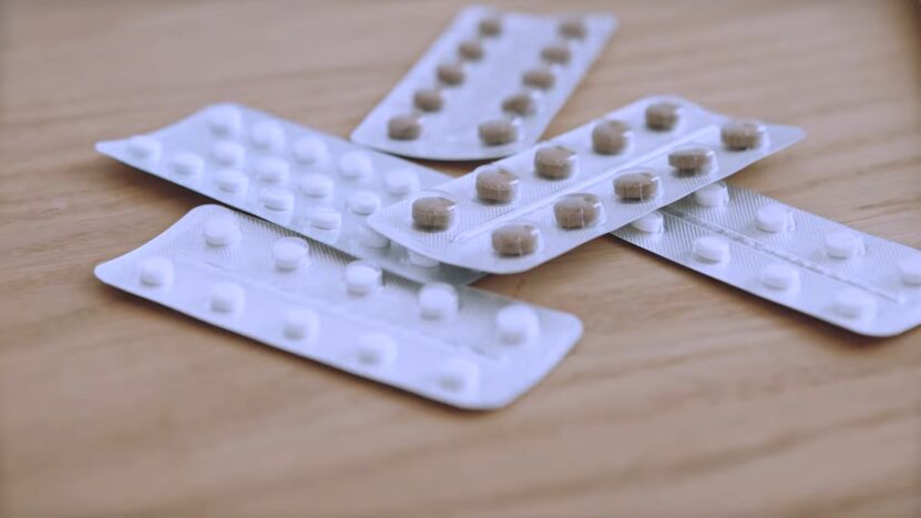 Colace capsules on table